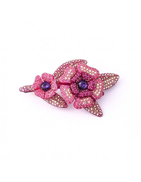 94937a_1 MC Davidian Barrette à Cheveux avec Multifeuilles et deux New Camélias Very Full GM