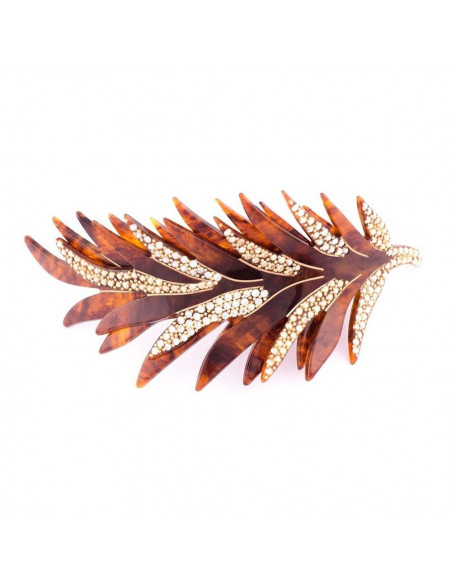 95048bis-95048Ibis_1 MC Davidian Barrette à Cheveux Queue de Cheval Double Plumes Rail TGM