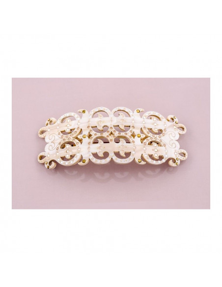 95135bis_1 MC Davidian Barrette à Cheveux Queue de Cheval Double Dentelle Light TGM