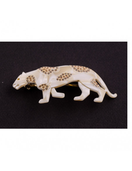 93298-93654_1 MC Davidian Barrette à Cheveux Panthère Modèle A Pyro Light MM