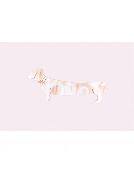 93322bis_1 MC Davidian Barrette à Cheveux Basset Simple PM