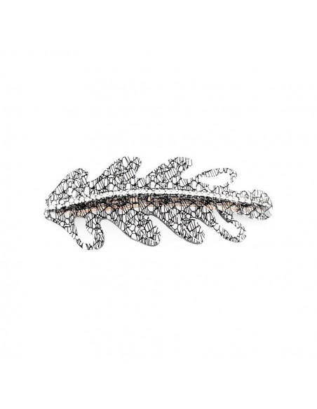 95697a_1 MC Davidian Barrette à Cheveux Longue Feuille 2016 Light GM