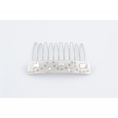 95755_1 MC Davidian Peigne Métal Rock'n Roll Petits Nœuds Rail MM