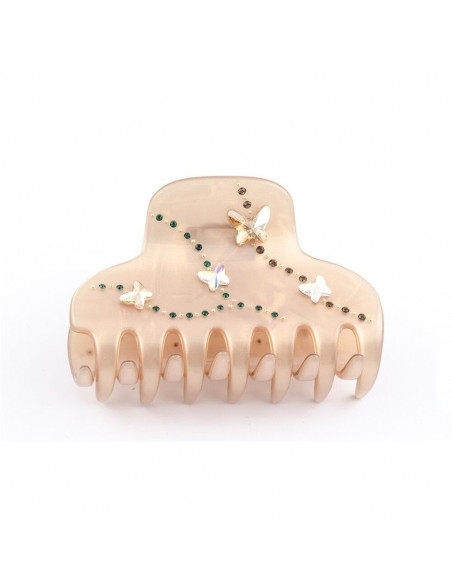 95772_1 MC Davidian Pince à Cheveux Fait-Main Nuage de Petits Papillons Rail GM