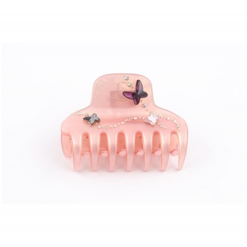 95773_1 MC Davidian Pince à Cheveux Fait-Main Nuage de Petits Papillons Rail PM