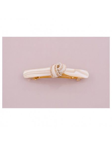 95461_1 MC Davidian Barrette à Cheveux Demi Nœud Rhinestone Center PM 95461_1 MC Davidian Barrette à Cheveux Demi Nœud Rhinestone Center PM