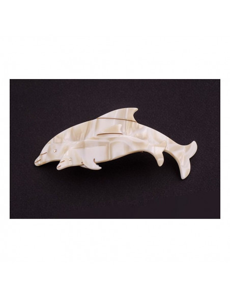 93490_1 MC Davidian Barrette à Cheveux Dauphins En Famille Simple GM