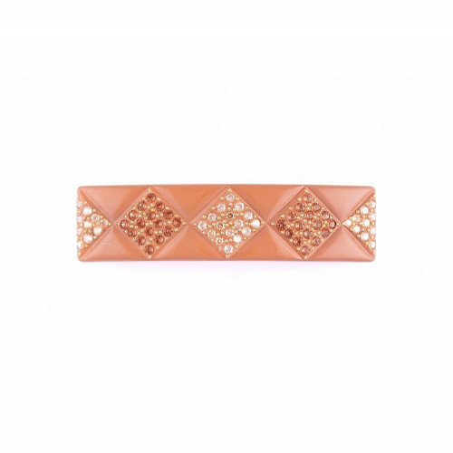 96099bis_1 MC Davidian Barrette à Cheveux Cristaux En Carreaux Light MM