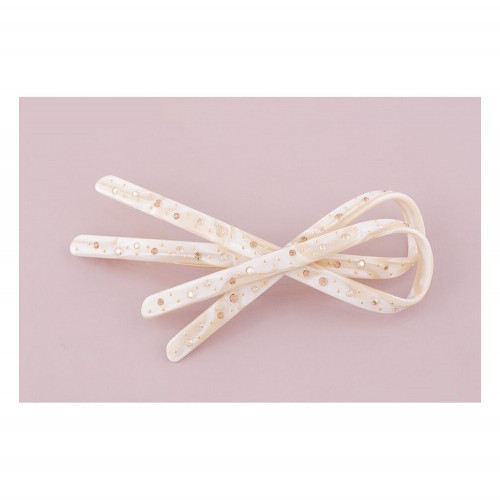 95478b_1 MC Davidian Barrette à Cheveux deux Boucles Rain of Rhinestones TGM