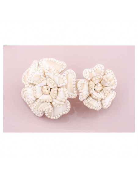 94925_1 MC Davidian Barrette à Cheveux Queue de Cheval deux New Camélias Rail TGM