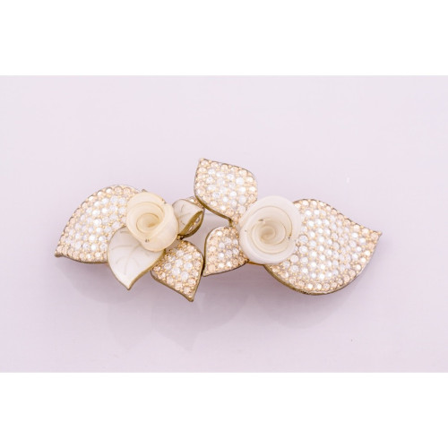 95119 MC Davidian Barrette à Cheveux avec six Feuilles et deux Fleurs Full MM