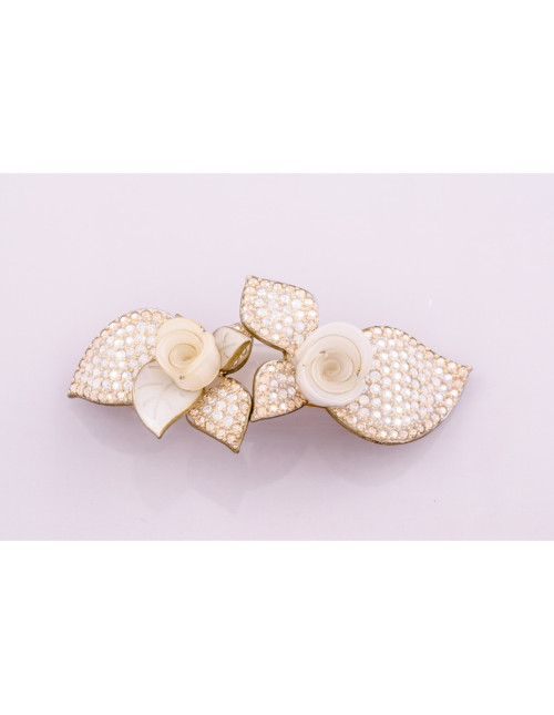 95119 MC Davidian Barrette à Cheveux avec six Feuilles et deux Fleurs Full MM