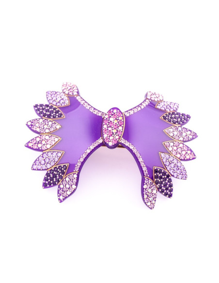 95179bis MC Davidian Barrette à Cheveux Queue de Cheval Palme avec Pointes Décorées Rail TGM
