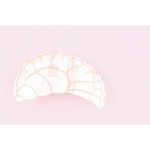 95268 MC Davidian Barrette à Cheveux Escargots de Mer Modèle B avec Bords En Dentelle GM