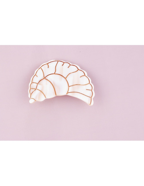 95270 MC Davidian Barrette à Cheveux Escargots de Mer Modèle B avec Bords En Dentelle MM