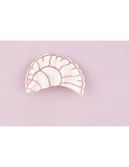 95270 MC Davidian Barrette à Cheveux Escargots de Mer Modèle B avec Bords En Dentelle MM