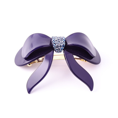 95406 MC Davidian Barrette à Cheveux Queue de Cheval Nœuds Élégants Rhinestone Center TGM