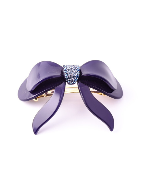 95406 MC Davidian Barrette à Cheveux Queue de Cheval Nœuds Élégants Rhinestone Center TGM