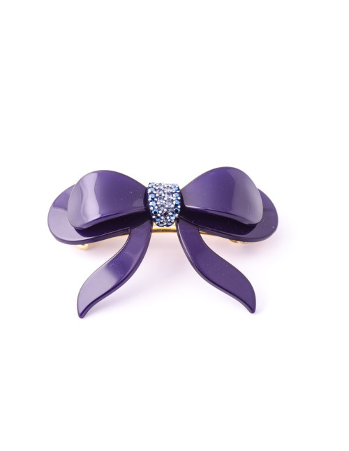 95408 MC Davidian Barrette à Cheveux Nœud Élégant Rhinestone Center MM