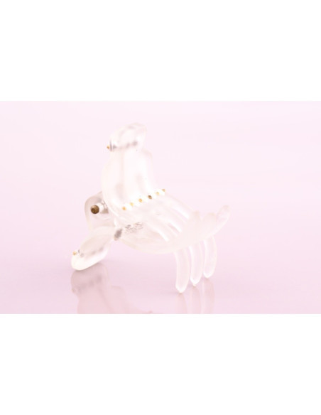 96042 MC Davidian Pince à Cheveux Bords Carrés Fin, 6 Dents Light TTPM