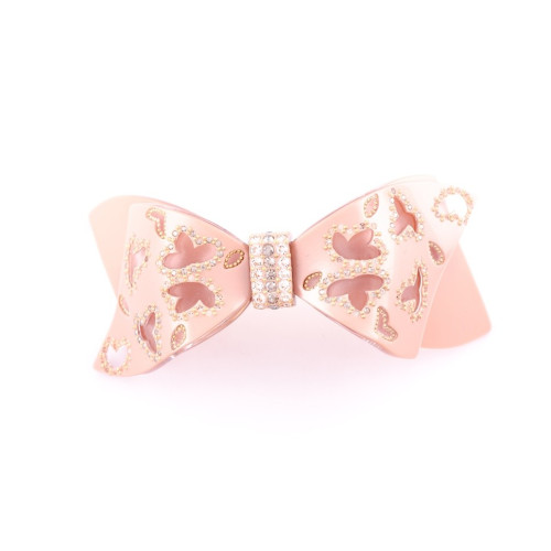 Barrette à Cheveux Queue de Cheval avec Gravage Fleur