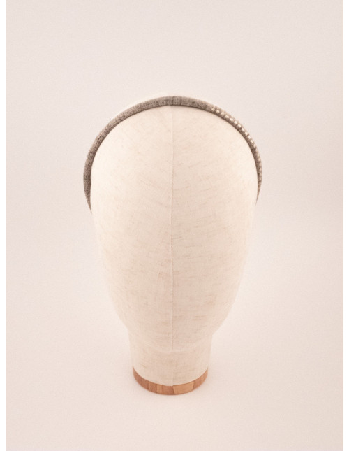 Serre-tête Fil de Strass - [Serre-têtes Couture] fabriqué à la main en France.