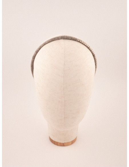 Serre-tête Fil de Strass - [Serre-têtes Couture] fabriqué à la main en France.