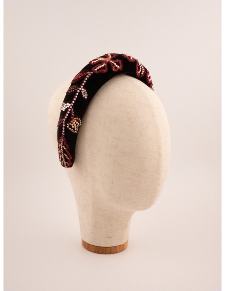 Serre-tête Impératrice - [Serre-têtes Couture] fabriqué à la main en France.