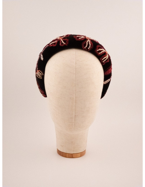 Serre-tête Impératrice - [Serre-têtes Couture] fabriqué à la main en France.