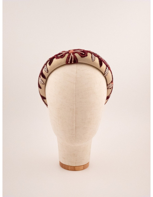 Serre-tête Impératrice - [Serre-têtes Couture] fabriqué à la main en France.