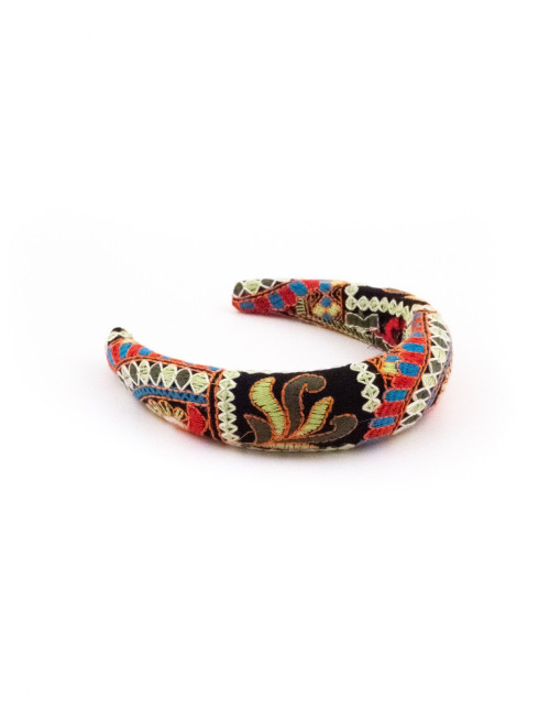 Serre-tête Mosaïque Ethnique - [Serre-têtes Couture] fabriqué à la main en France.