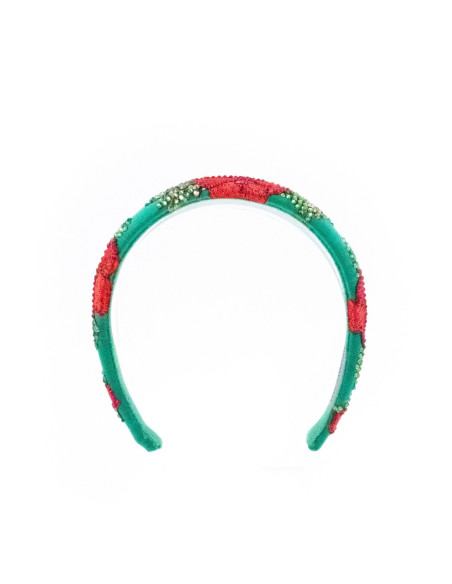 Serre-tête Prairie Sauvage - [Serre-têtes Couture] fabriqué à la main en France.