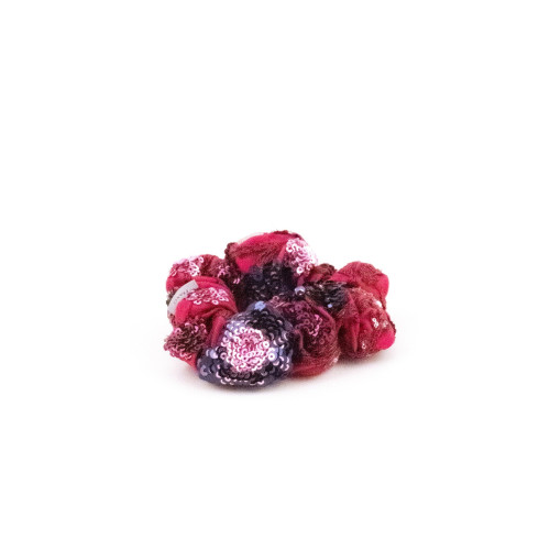 Chouchou Velours Framboise